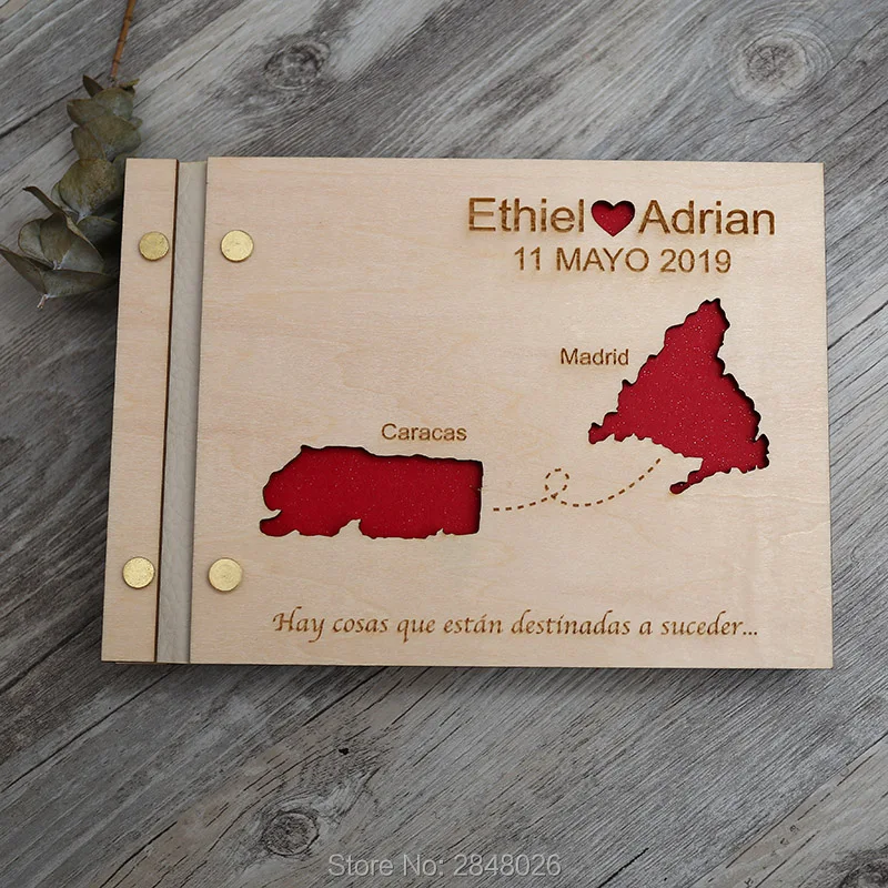 Map engraved wedding guestbook - Custom Star Map ulasan dan harga