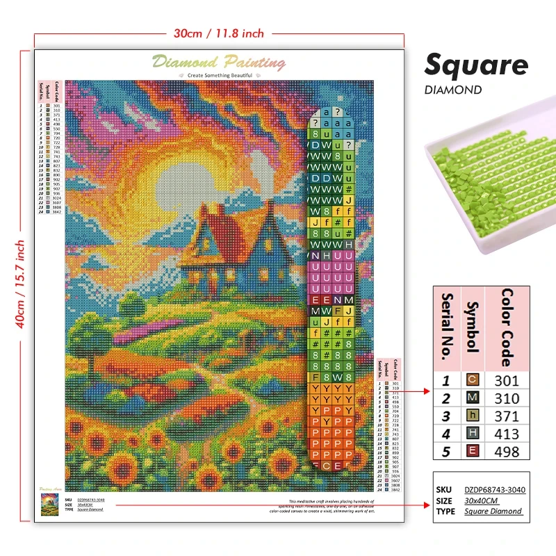 Diamond Painting Cute Girl And - Photo Mosaic Print ulasan dan harga