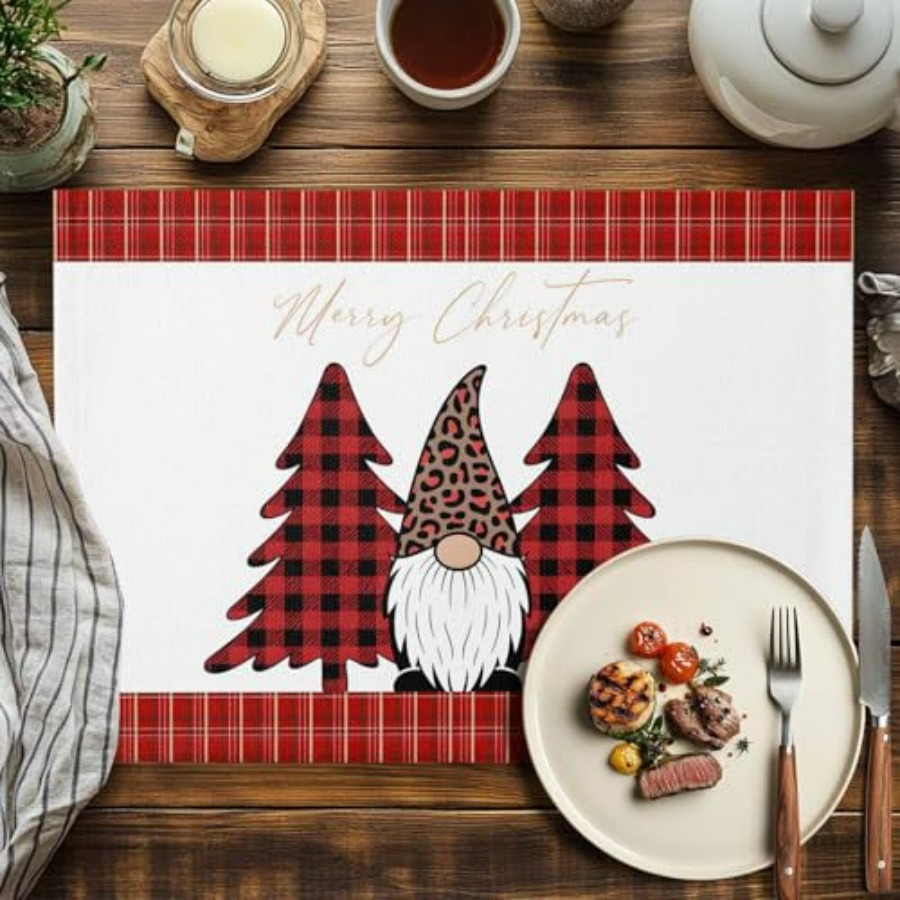 Set of 4 Winter Christmas Tree - Family Tree Print ulasan dan harga