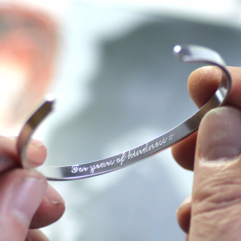 Vnox Dropshipping Customized B - Coordinates Bracelet ulasan dan harga