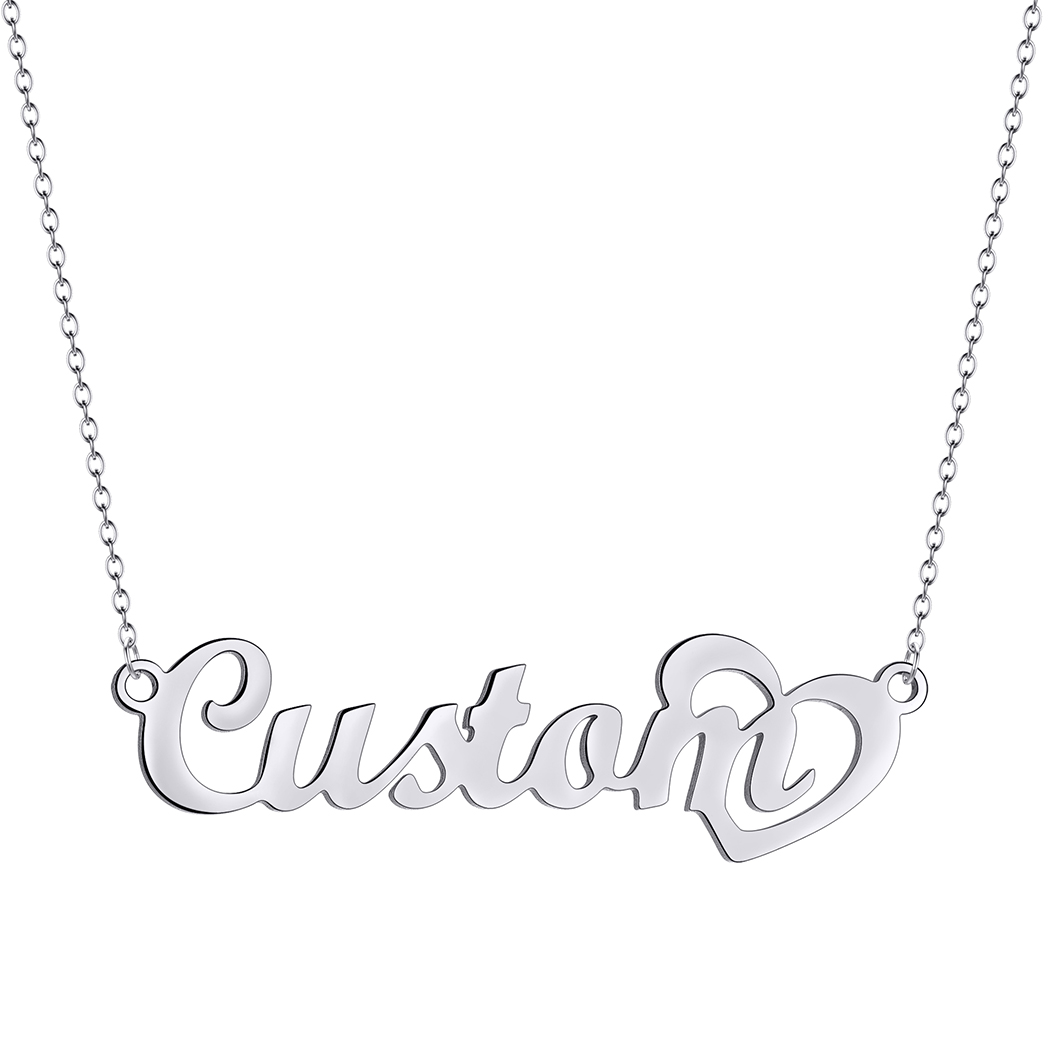 Customized Name Necklace with  - Name Necklace Custom ulasan dan harga