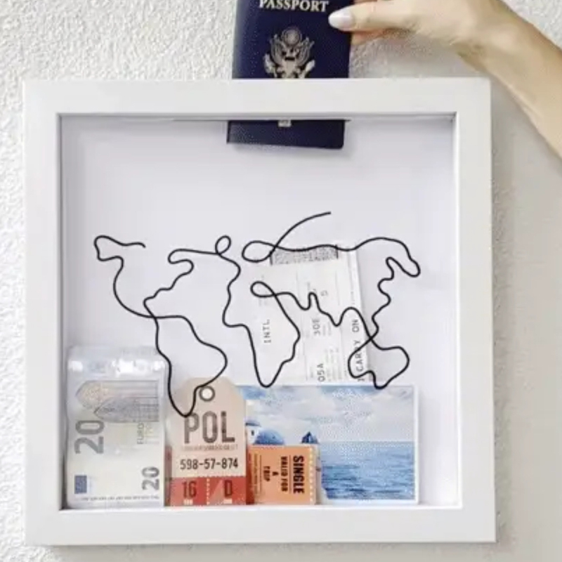 Wooden Storage Shelf Photo Fra - Engraved Wood Frame ulasan dan harga