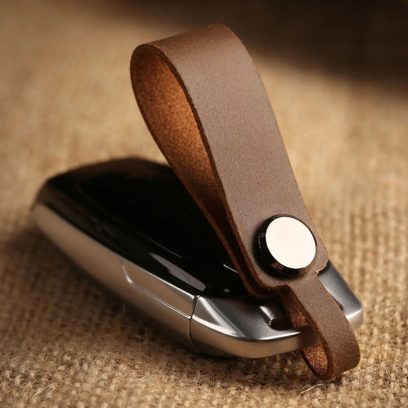 Custom LOGO Genuine Leather Ke - Initial Ring Custom ulasan dan harga