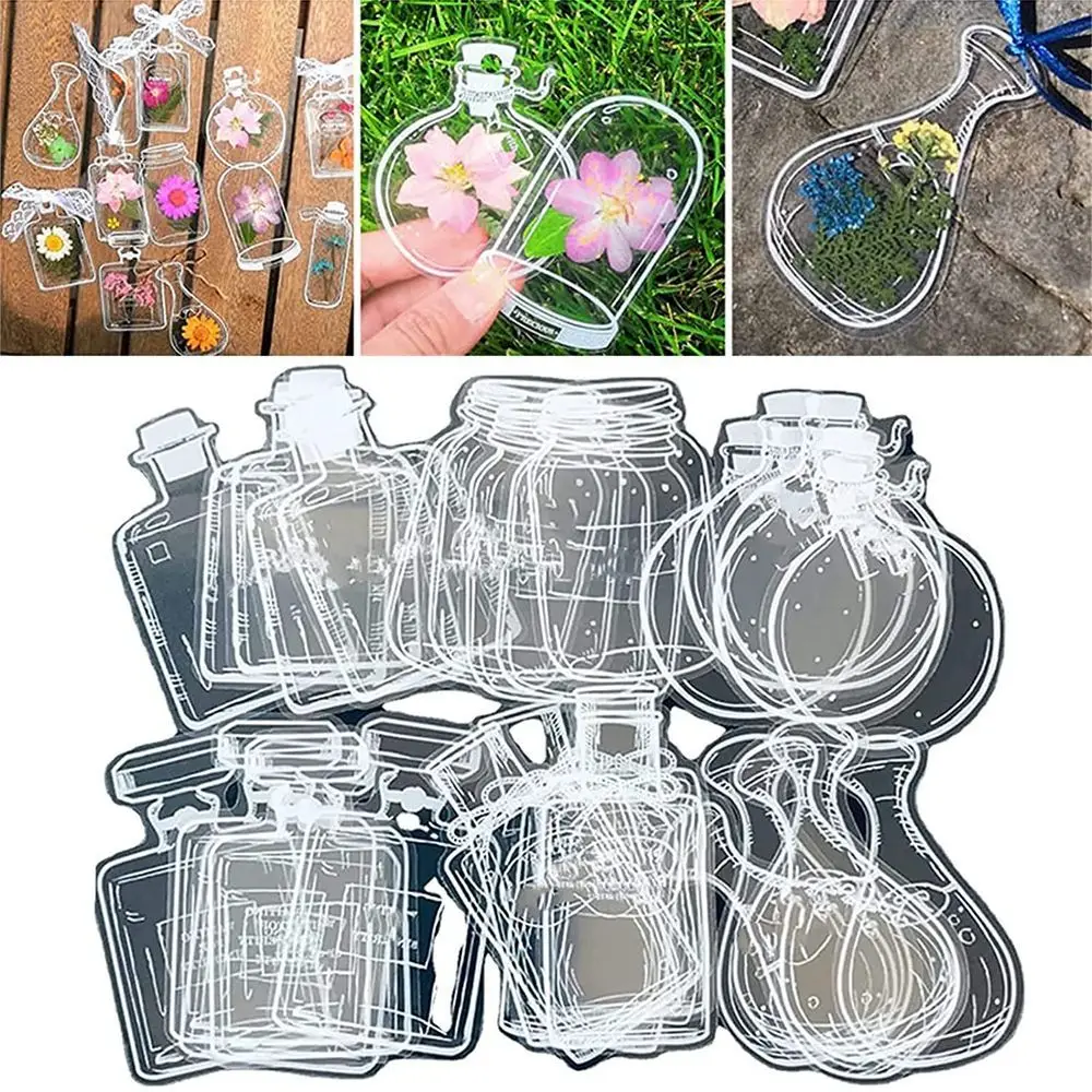 Wishing Bottle Pattern Pressed - Dried Flower Bookmark ulasan dan harga