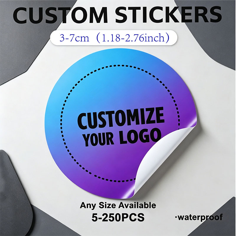 Custom Your Logo Border Round  - Personalized Name Box ulasan dan harga